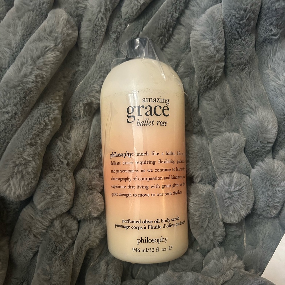 Philosophy Amazing Grace Ballet Rose Perfumed Olive Oil Body Scrub-Never opened